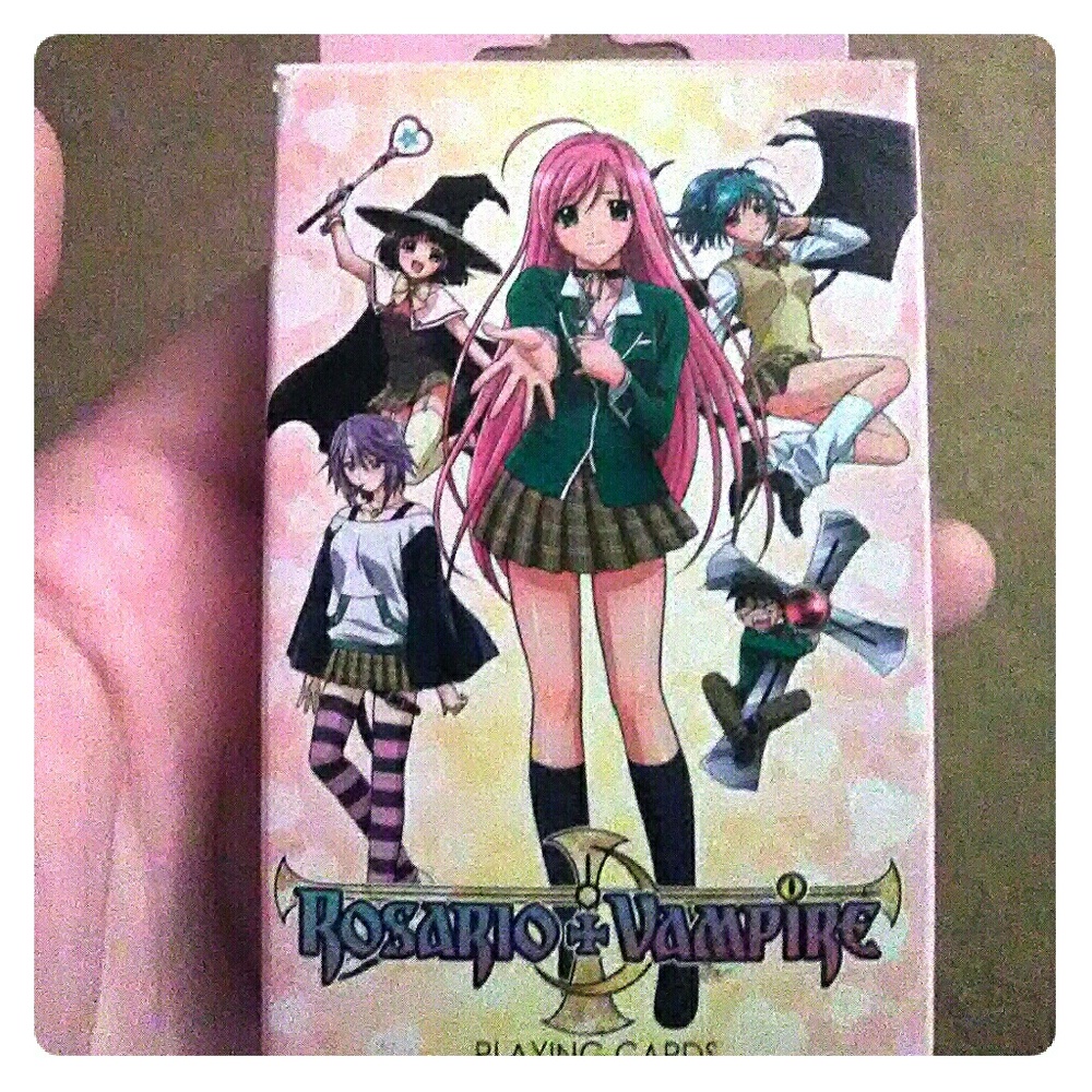 Rosario + Vampire Playing Cards